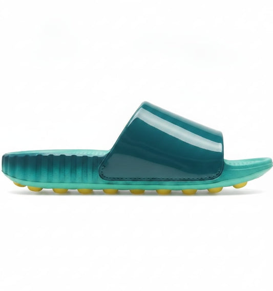 Comfort Slides with Arch Support - Teal Light