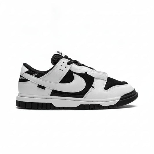 Two-Tone Leather Low-Top Casual Sneakers
