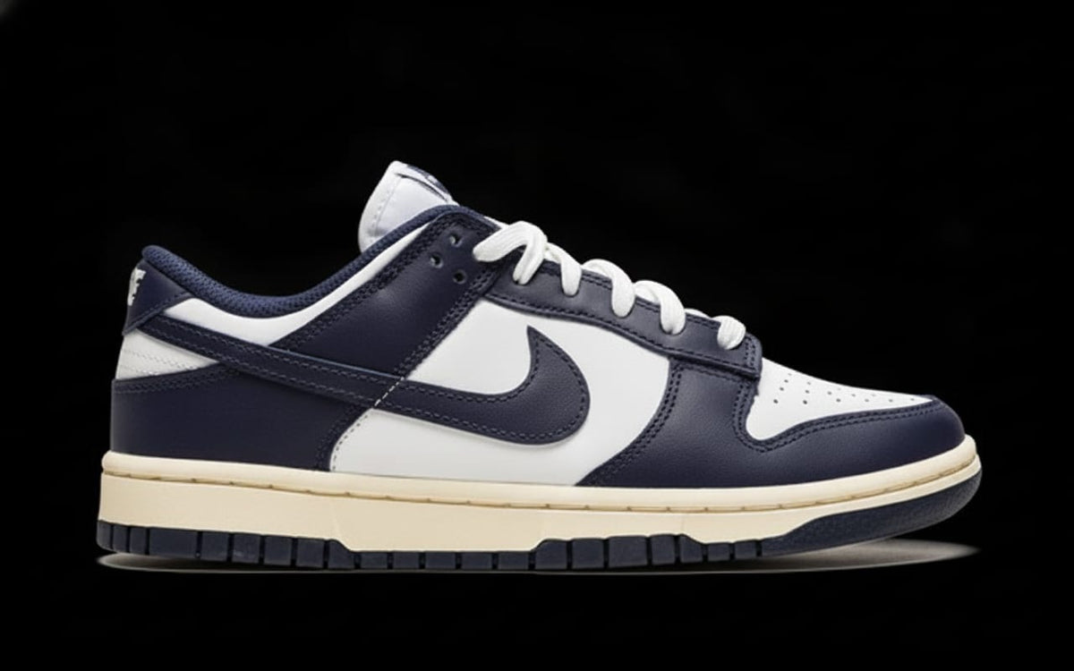 Low-Top Casual Sneakers - Vintage Navy