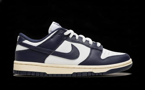 Low-Top Casual Sneakers - Vintage Navy