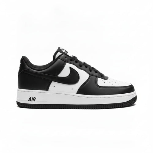 Premium Leather Lifestyle Sneakers - Black & White