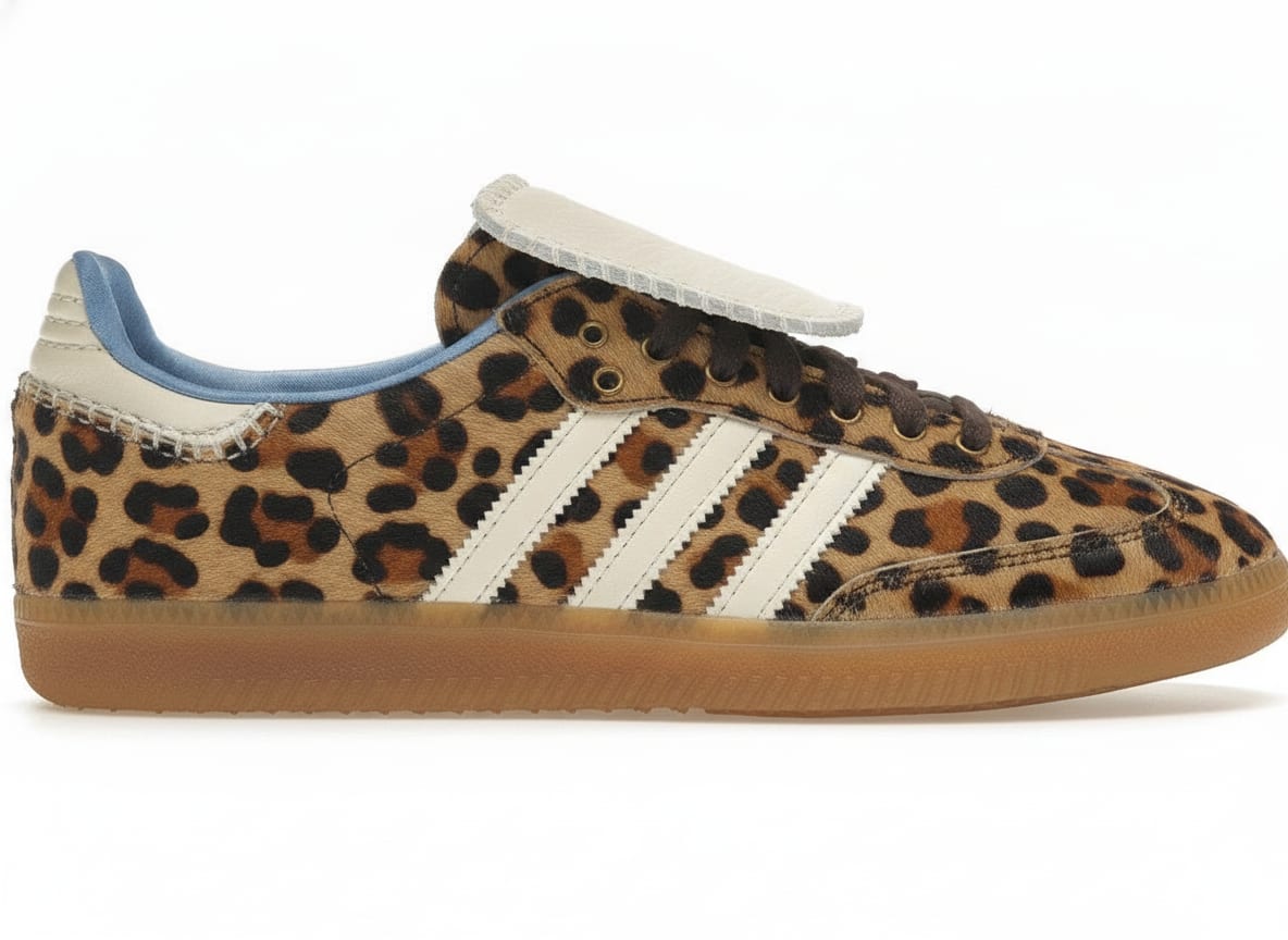 Low-Top Casual Sneakers - Leopard Print