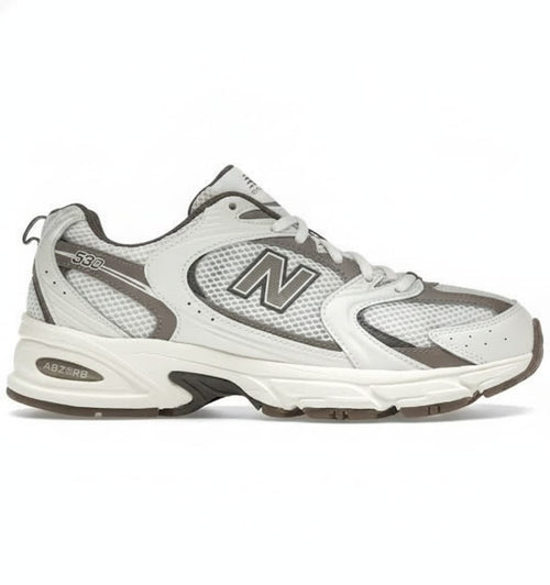 Retro Style Sneakers - Turtledove Mushroom