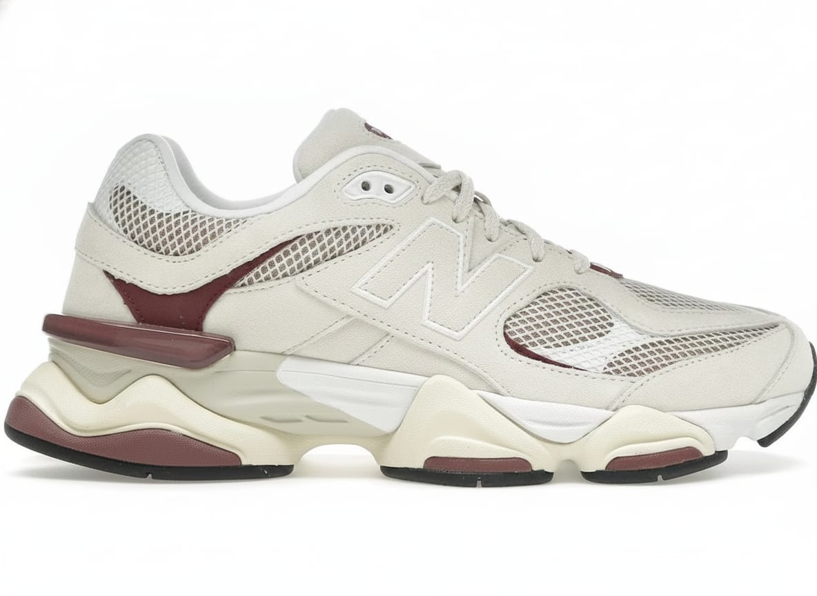 Chunky Lifestyle Sneakers - Linen Burgundy