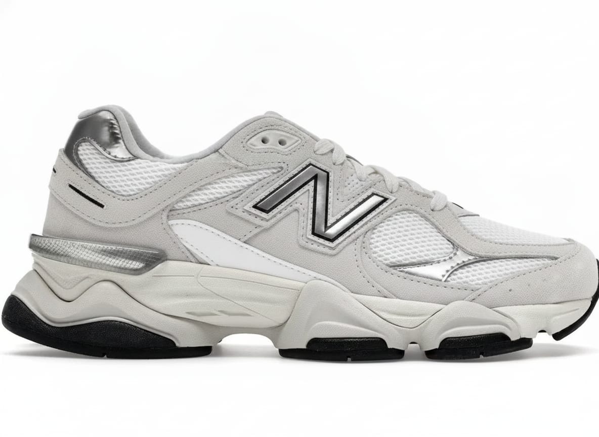 Modern Lifestyle Sneakers - White Black Silver