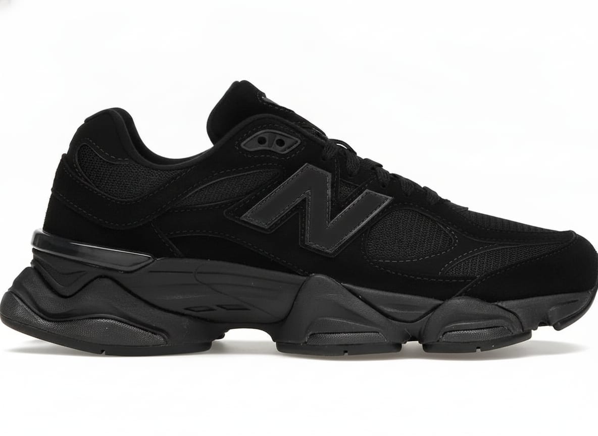 Modern All Black Lifestyle Trainers