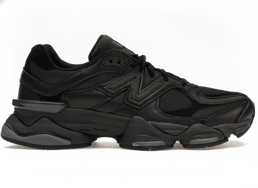 Triple Black Leather Lifestyle Sneakers