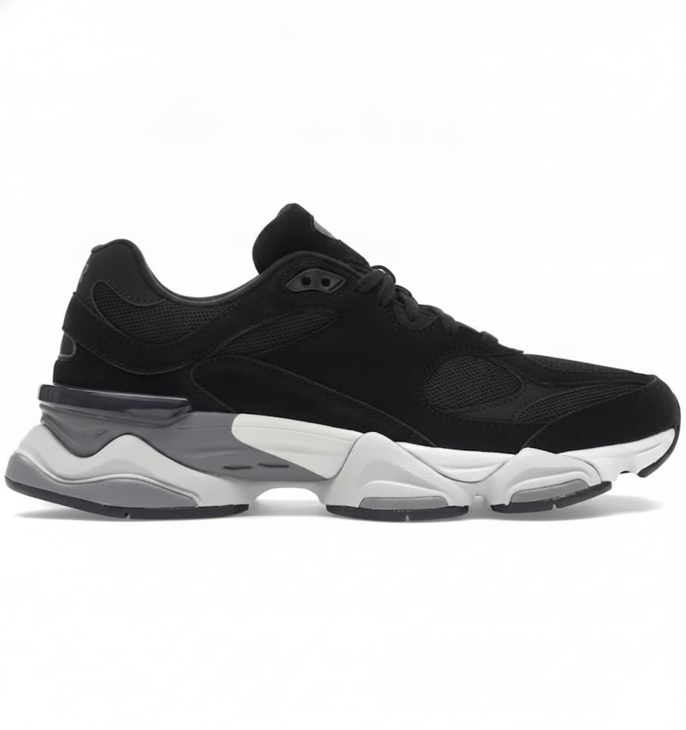 Modern Casual Athletic Shoes, Black