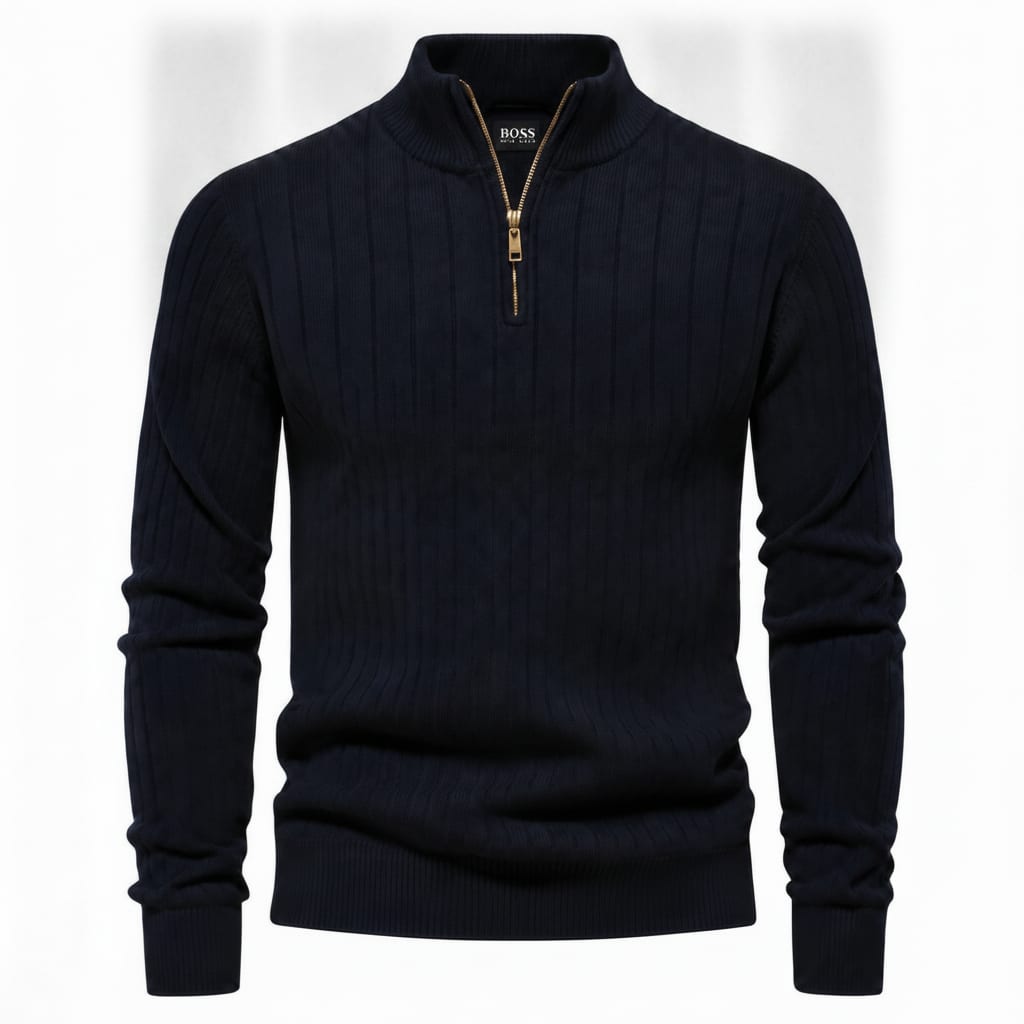 Classic Quarter-Zip Sweater