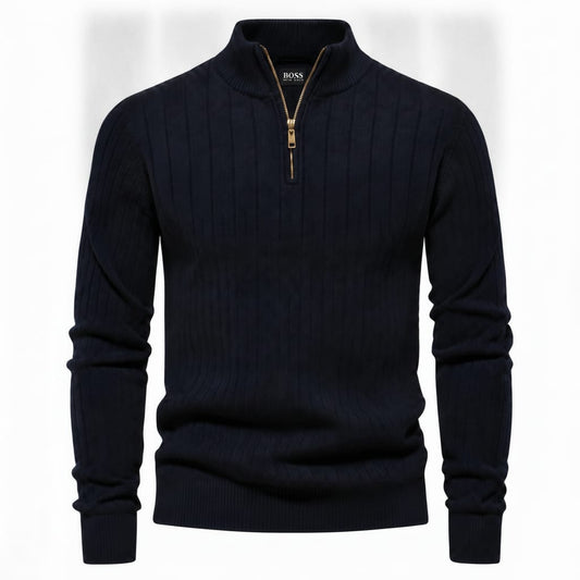 Classic Quarter-Zip Sweater