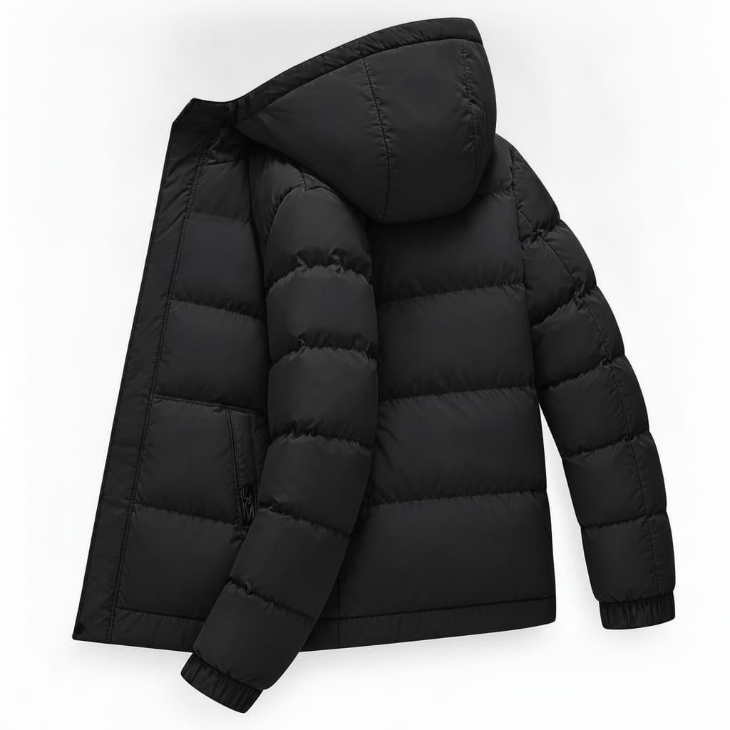 Men’s Hooded Quilted Puffer Jacket